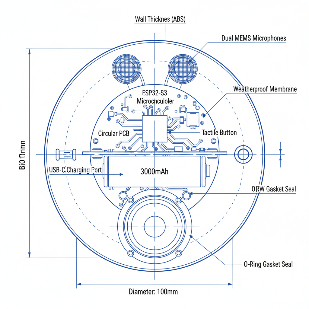 Internal component diagram